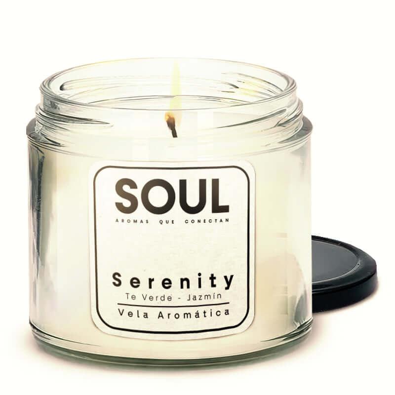 Vela Soul Serenity: Té Verde y Jazmín