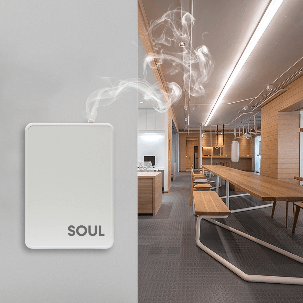 Difusor Soul Mist 180m3 + Aroma Gratis (Blanco)