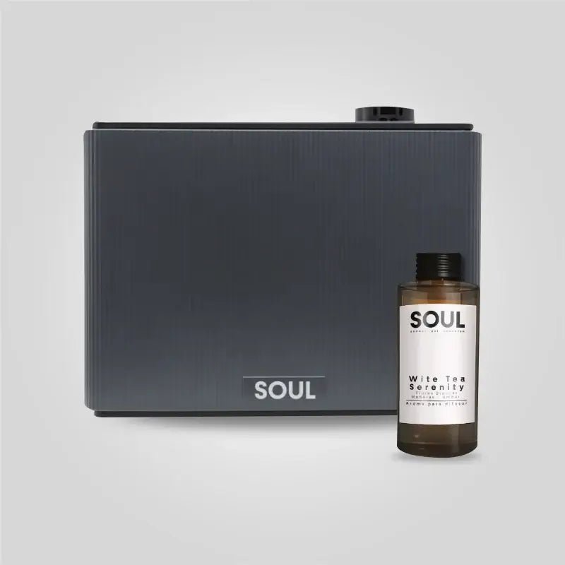 Difusor Solstice 3,500m3 + Aroma Gratis (Negro)